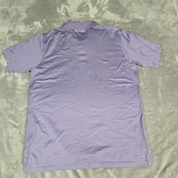 Peter Millar Purple Blue Polo Shirt Mens Large Embroidery Logo Country Club - Picture 7 of 7